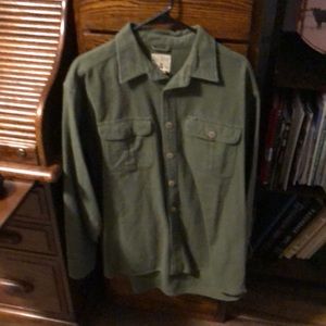 Redhead over shirt, worn once. Great early fall shirt. No flaws.